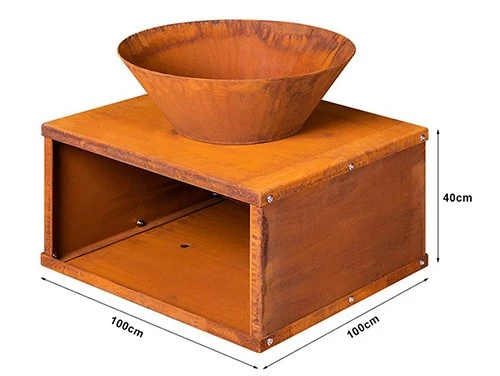 Corten Steel Designer Garden Heat Fire Pits Corten Steel Designer Garden Heat Fire Pits