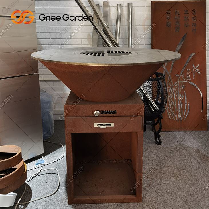 Fabrica   Personalizare   Camping   Cărbune   Grătar   Grătar   Corten   Oțel   Grătar   Grătar   În aer liber