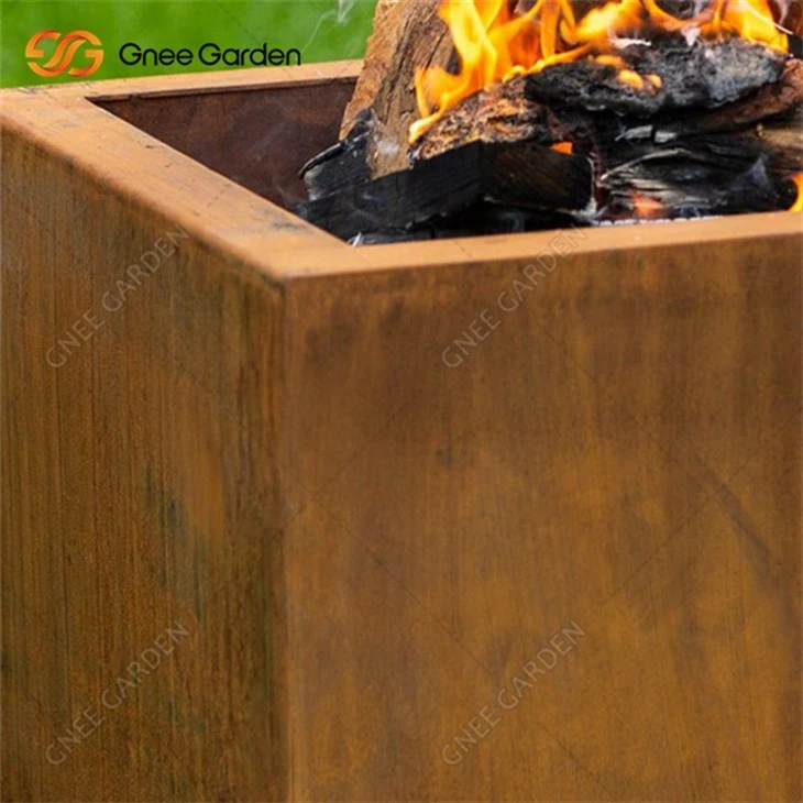 Outdoor Decoration Corten Steel Firepit