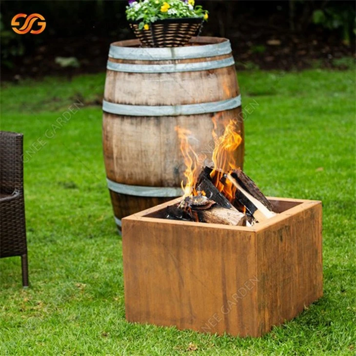Outdoor Decoration Corten Steel Firepit