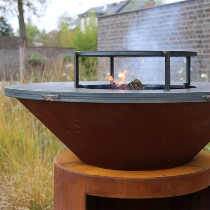 Rust BBQ Grill Corten Steel Metal Barbecue