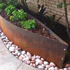 Jardiniera decorativă pentru ghiveci din metal pentru grădină mare din oțel corten