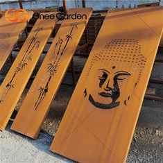 Grădină în aer liber Confidențialitate Artă Ecrane metalice Panouri