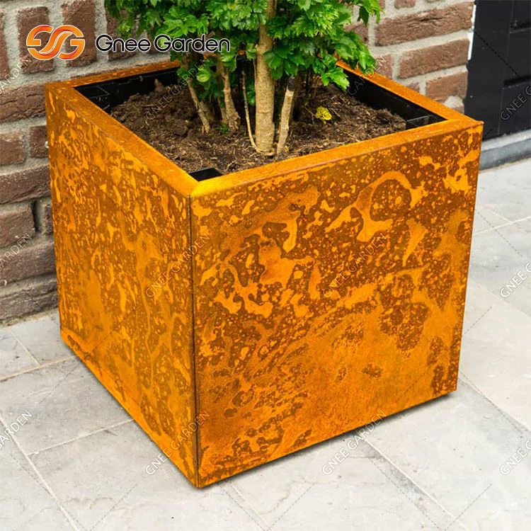 Ghivece din oțel rezistent la intemperii