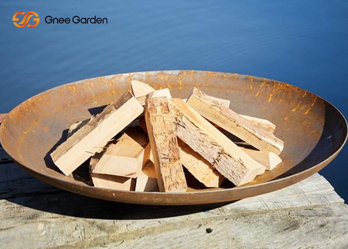 Corten Rustic Propane Fire Bowl Outdoor Corten Rustic Propane Fire Bowl Outdoor