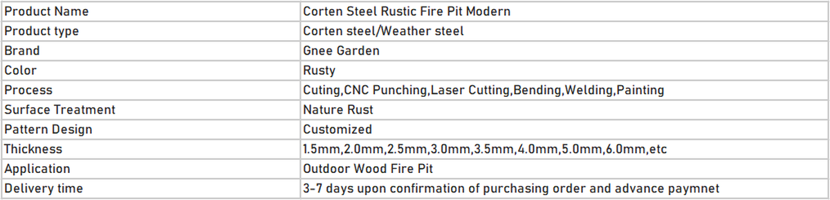 Corten Eco-Friendly Bowl Natural Look Corten Eco-Friendly Bowl Natural Look